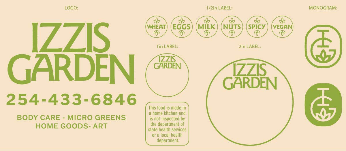 Izzis Garden Logo